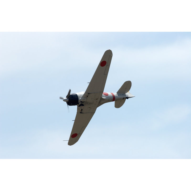 Japanese Zero 101 by Dennysb - No Frame Art Prints on Canvas, 51cm H x 76cm W