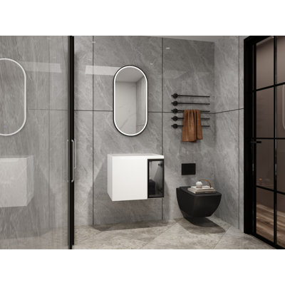 Meuble-lavabo mural 24 po