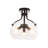 3 - Light Glass Drum Semi Flush Mount Light-1989543239