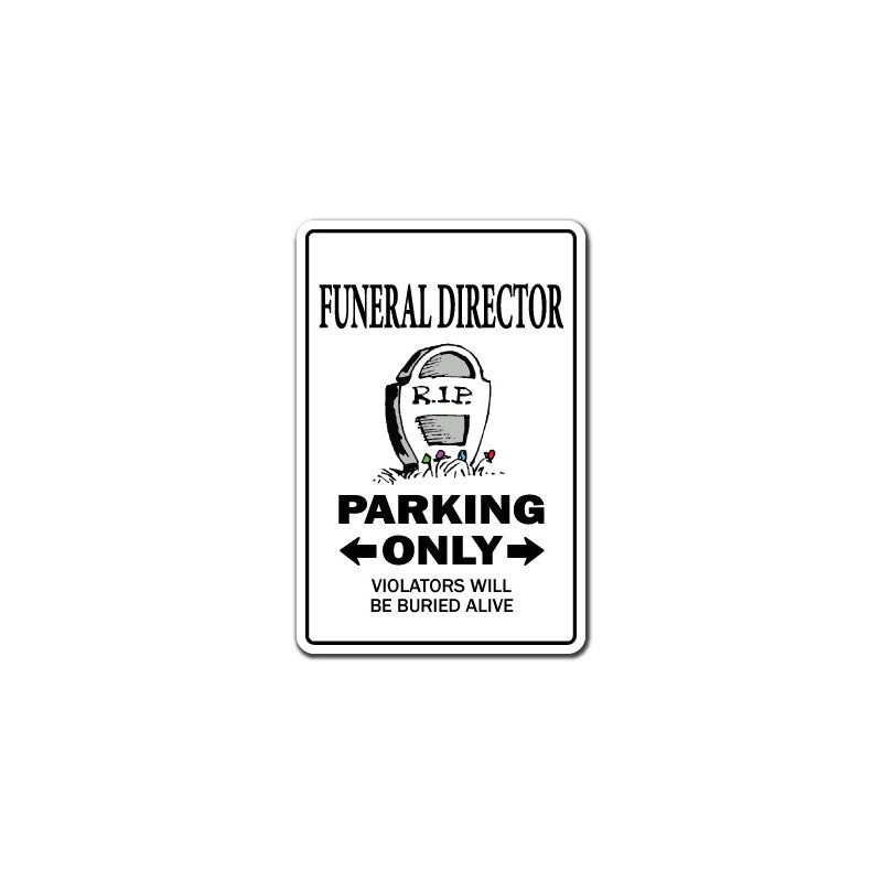 Enseigne de directeur de funérailles