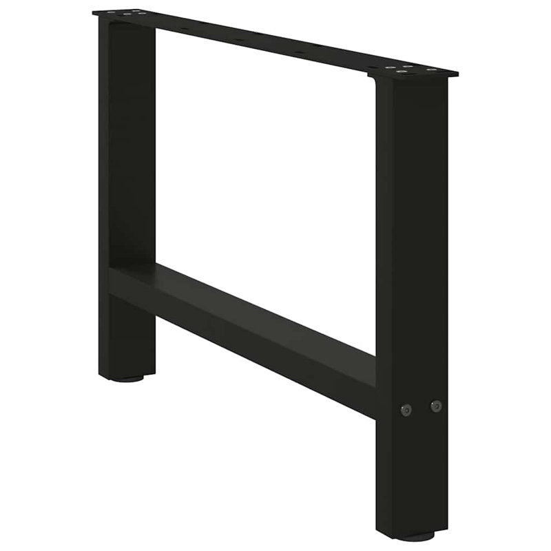 Seaira Coffee Table Legs Steel, Black, 43cm H x 70cm W x 70cm D