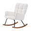 Chaise berçante rembourrée avec dossier haut Comfy-985633682