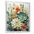 White Floater Framed