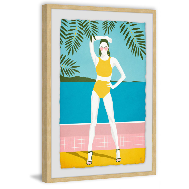 Bikini - Single Picture Frame Print, 30 cm H x 20 cm W x 4 cm D