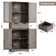 Hunsberger 23.6'' W x 67'' H x 11.8'' D Linen Cabinet with 2 Drawers