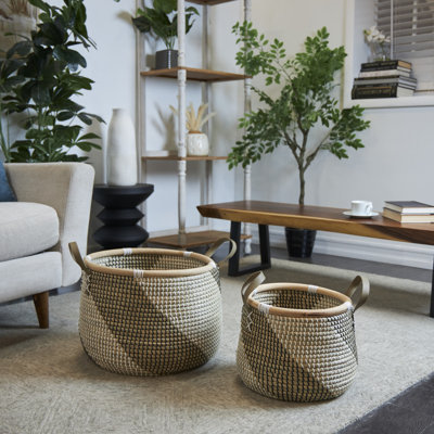 Ensemble de paniers en bois manufacturé Julip