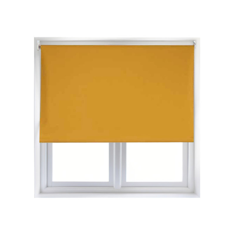 Blackout Roller Shade, 160 cm L x 90 cm W, Ochre