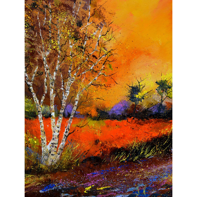 Autumn In Rochehaut Print by Pol Ledent, Wrapped Canvas, 32" H x 24" W