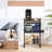 Coffee Cart With Lockable Wheels