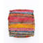 Pouf carré, repose-pieds carré de 20 po x 20 po x 14 po Boho, pouf carré, repose-pieds et sièges d'appoint