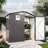3.5Ft By 6X Metal Storage Shed In Gray, With Skylight Window And Wind - Structure, Ideal For Garden, Backyard, Patio, Quick & Effortless Setup Outdoor Peaked Roof, Lockable Door, Ventilation Holes,