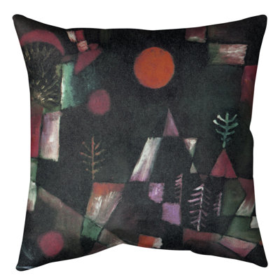 Full Moon Throw Pillow