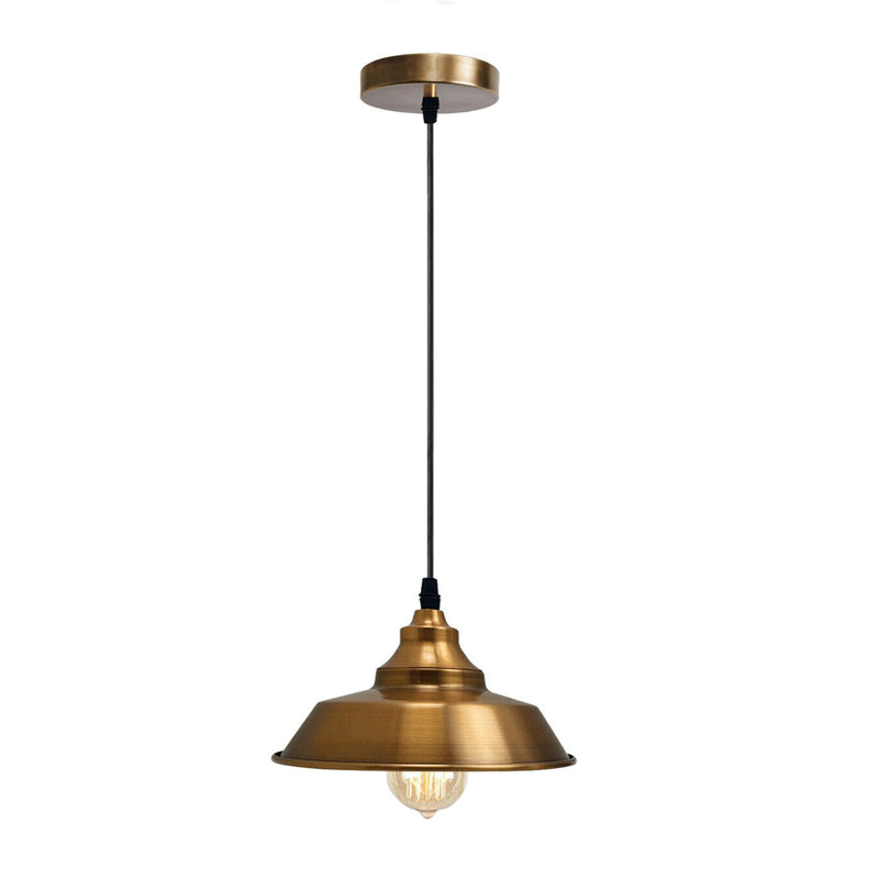 Zakaria 1 - Light Single Pendant, Yellow Brass/Black/White, Yellow Brass/White, Yellow Brass/Black/White