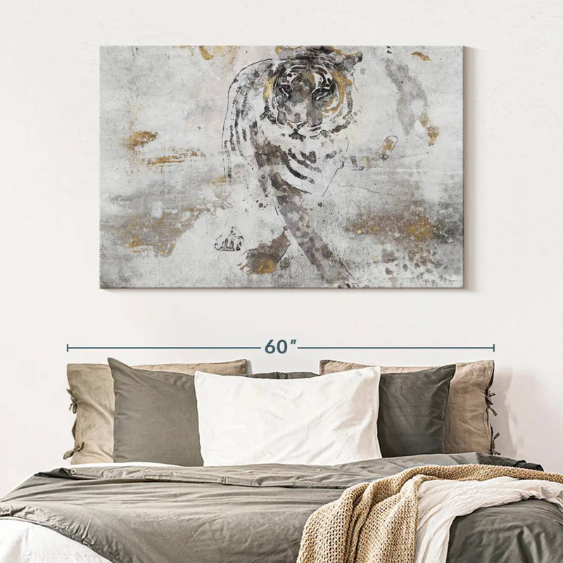 Brampt Tiger's Walk, 34" H x 51" W
