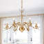 Lustre en cristal 6 lumières Jazayvion