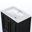 Meuble-lavabo de salle de bain avec lavabo, deux portes avec tablette-1023188912