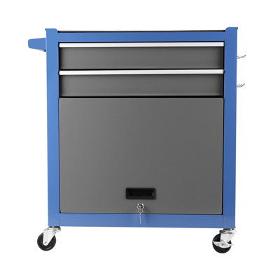 Coffre à outils roulant avec roulettes 8 tiroirs, armoire à outils assemblée avec tiroirs, coffres à outils de rangement amovibles, coffre à outils verrouillable pour garage