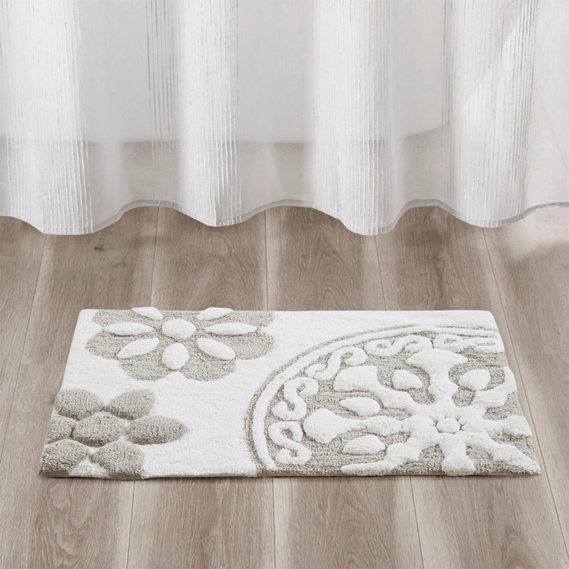 Medallion Cotton Tufted Bath Rug（Only One Rug）