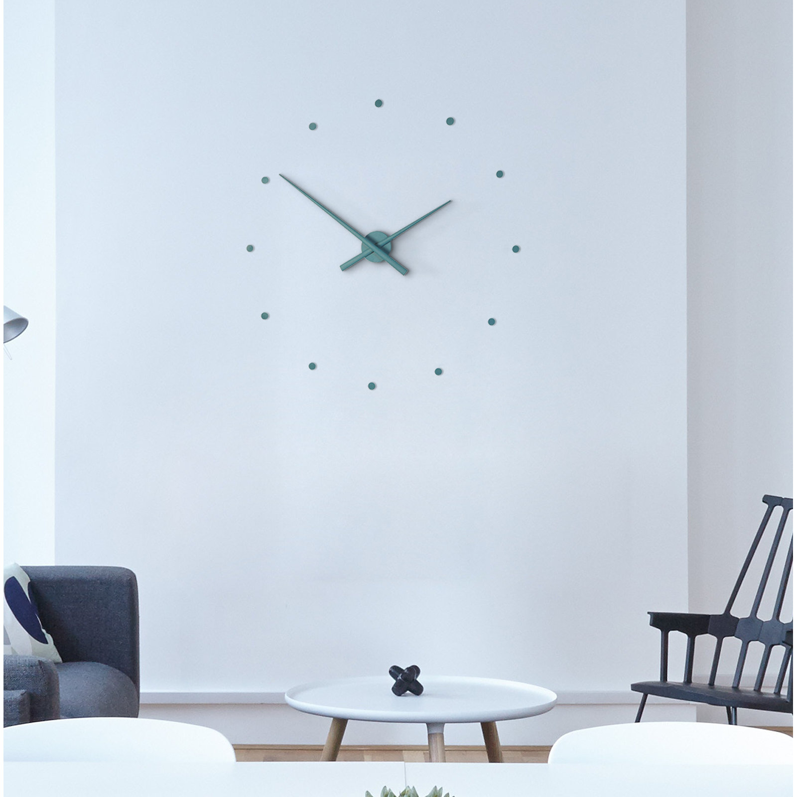 OJ Wall Clock, Ultramarine, Large