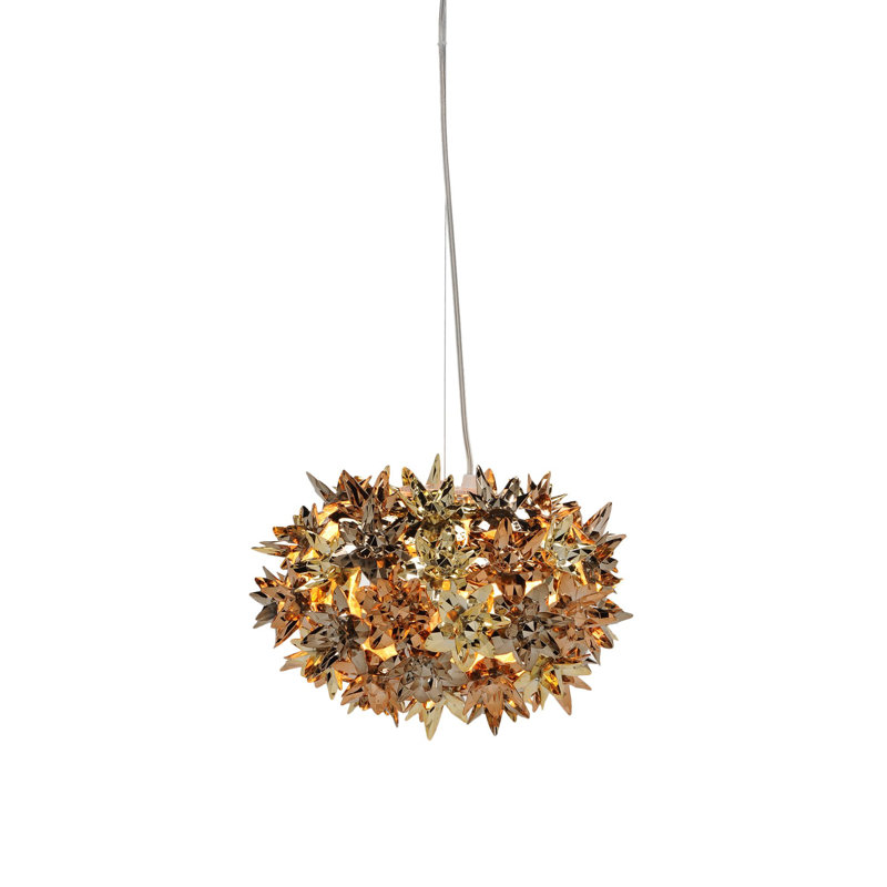 Bloom Pendant, Small, Gold Bronze/Copper