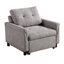 Fauteuil convertible capitonné l 35 po