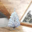 Crystal White 3' H Lighted Artificial Pine Christmas Tree