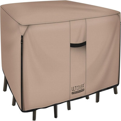  Rectangular Patio Heavy Duty Table Cover - 600d Tough Canvas Waterproof Outdoor Dining Table And Chairs General Purpose Furniture Cover Size