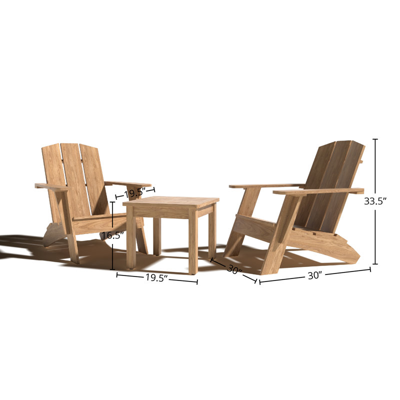 Teak 2 - Person Outdoor Seating Group