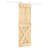 Vidaxl Sliding Door With Hardware Set Solid Wood Pine-112703653-112703658
