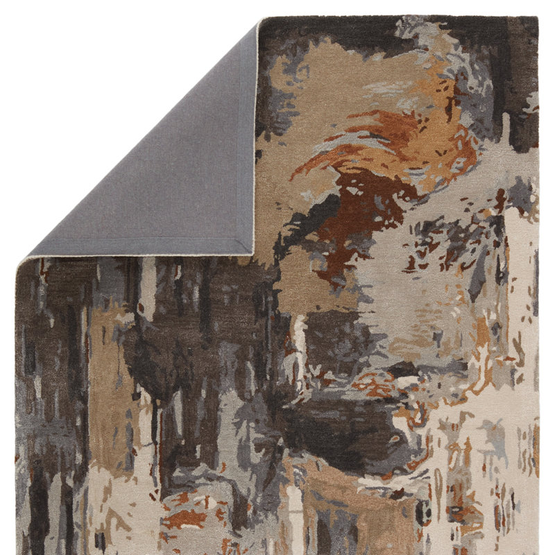 Marasco Hand Tufted Abstract Indoor Rug, Rectangle 8' x 11'