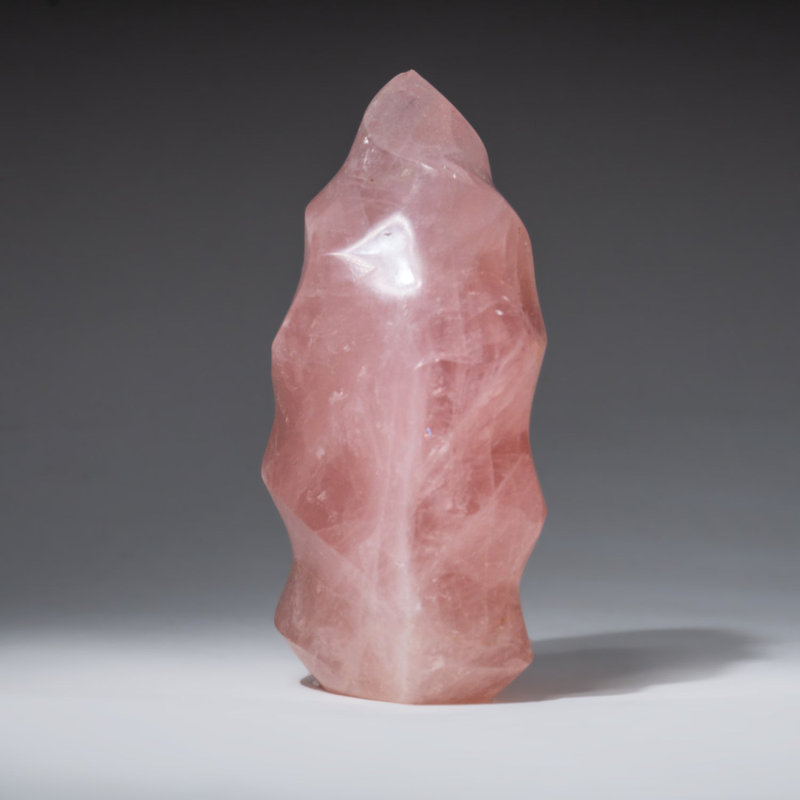 Polished Rose Quartz Flame Freeform from Brazil (421 Lbs)
