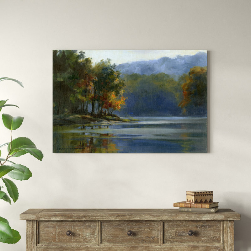 " Morning Haze " Painting Print, 32" H x 48" W x 1.25" D