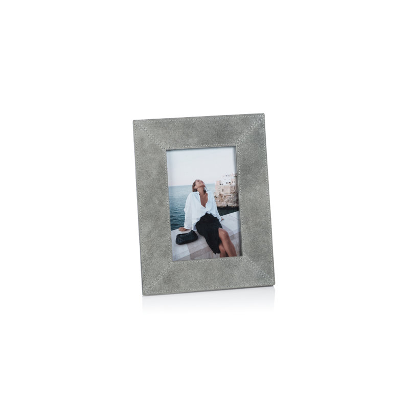 Cadre photo Karina, Gris rivage, L 4 po x H 6 po