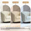 75.2Cm Wide Tufted Swivel Barrel Chair-1800061134