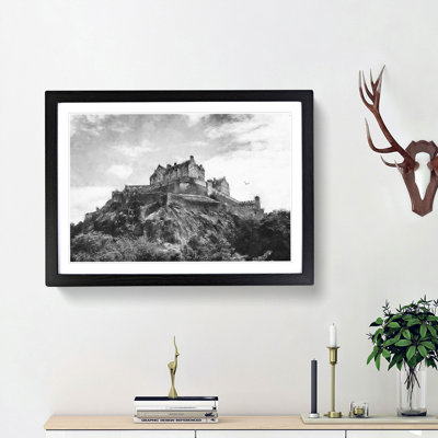 Edinburgh Castle in Scotland - Framed Print