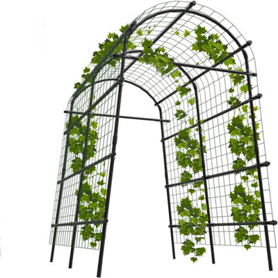 230 cm H x 183 cm W Arched