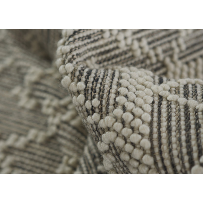 Boulder Geometric Area Rug in Beige/Gray, Rectangle 8' x 10'