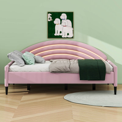 Upholstered Daybed With LED