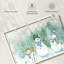 Let It Snow - paysage de bonhomme de neige bleu-2107516643