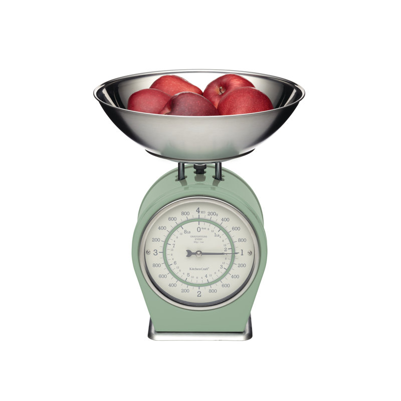 Living Nostalgia Kitchen Scale, Green