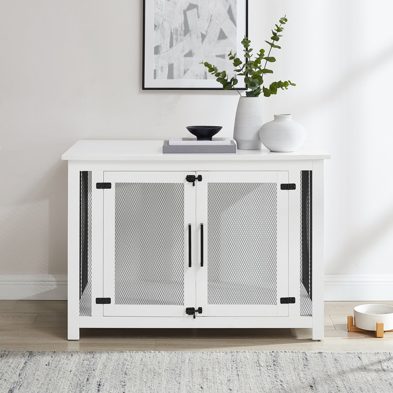 Caisse pour chien Dane Credenza - blanc, Blanc
