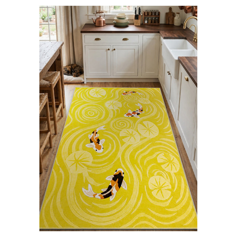 Tapis tissé à la crème Mosso, 3'3" x 4'11"