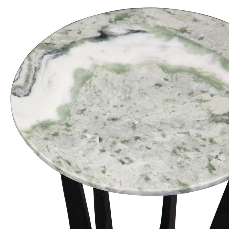 Table de bout Hoxley Green Onyx