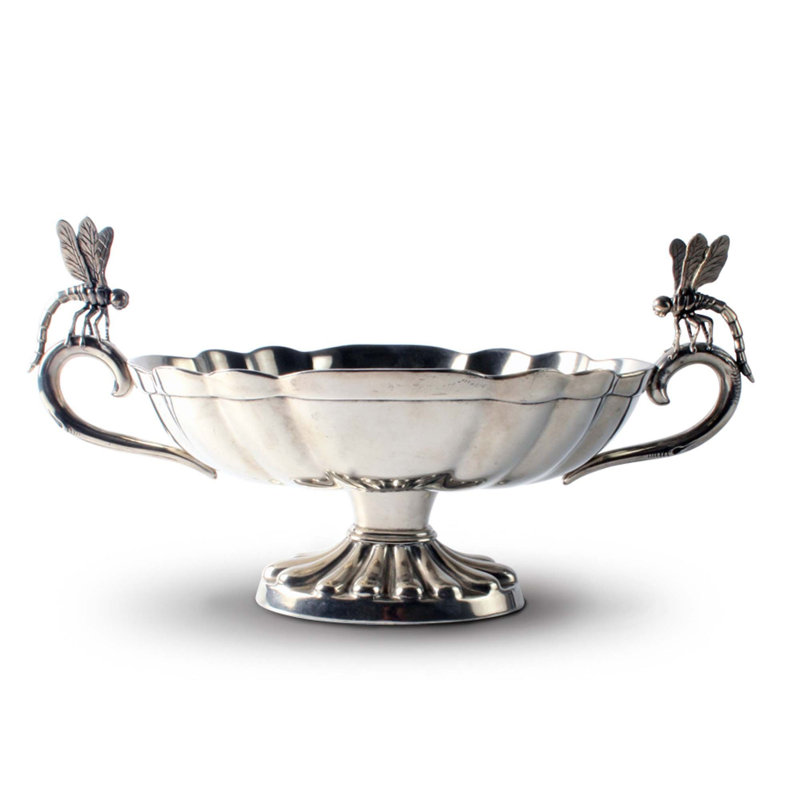 Vagabond House Garden Friends Pewter Salad Bowl