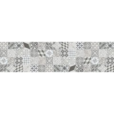 Stella Vinyl Machine Printed Area Rug