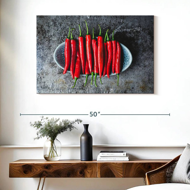 Yarlin Peppers, 26" H x 39" W