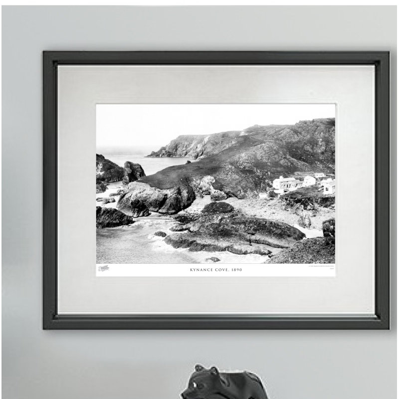 Kynance Cove, 1890 - Single Picture Frame Print, 28cm H x 36cm W x 2.3cm D