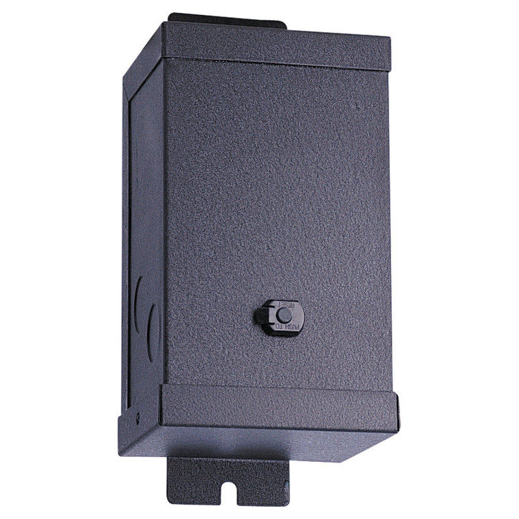 Hardwire Transformer 24V Magnetic Transformer in Powder Coated Black