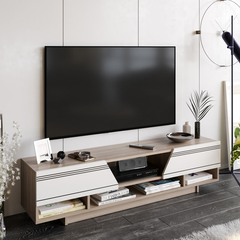 Fitzwilliam 63" TV Stand for TVs up to 75", Cordoba/White