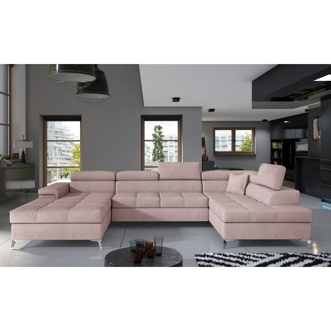 Ecksofa Geraci mit Bettfunktion